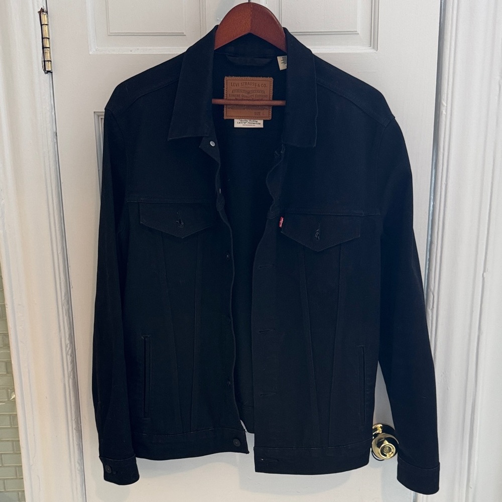 Levi's Men's Black denim Jacket
